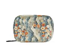 Borse stile cinese nuvola e motivo floreale con scomparti staccabili conveniente quotidiano pillola organizzatore