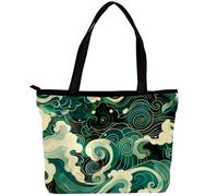 Borse tote, grandi borse tote per donne, borse tote da donna, moderne piante tropicali fiori foglie, borse per le donne, Motivo 4094, 11.8x4.1x15.4 in/30x10.5x39 cm