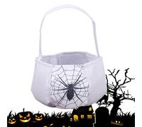 Borse Tote Halloween | Pratiche Borse Snack Senza Con Manico - Cestino Spaventoso per Dolcetti di Halloween Grande Capacità per la Famiglia e gli Amici