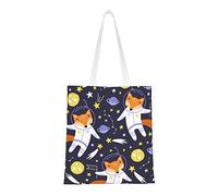 Borse tote in tela rana da donna, borse per la spesa riutilizzabili, borse da viaggio per lo shopping da viaggio di lavoro