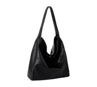 Borse Toted Per Le Donne Hoboes Borse Morbida Cuoio Dell'unità di elaborazione Toted Bag Borsa A Tracolla Borse Borse Con Chiusura A Scatti In Pelle PU Per Le Donne, Nero , One Size