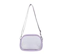 Borse trasparenti da donna di grande capacità borsa a tracolla tracolla regolabili borse a tracolla borse a tracolla eventi sportivi, Viola, 195x140x80MM