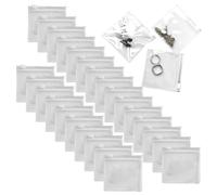 Borse Trasparenti per Gioielli - Mini Custodia Riutilizzabile per Gioielli da 30 Pezzi, Borse da Viaggio con Chiusura Zip, Piccola Borsa Organizzatrice, Custodia Multiuso | Borsa leggera sigillabile p