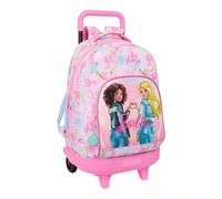 Borse trolley e completi per bambini Lo Zaino Grande Compatto Removibile con Ruote Barbie "Painterly" è l'accessorio ideale per chi cerca comodità e stile nella propria vita quotidiana. Il suo design