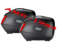 BORSE VALIGIE - LATERALI GIVI NERE coppia V35N LT35X2