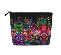 Borse variopinte riutilizzabili della stampa delle stelle dell'arcobaleno dello spuntino, borsa da toilette di viaggio di grande capacità, borse di trucco con la chiusura lampo