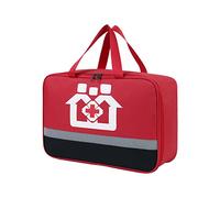 Borse vuote per pillole da viaggio, forniture mediche, organizer per medicine, borsa per medicine, organizer per uomini, Rosso, L, Bellezza di massa