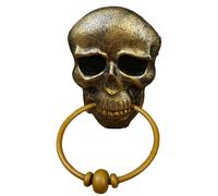 Borselli per occhi luminosi Door Skull - Campanello per teschio di Halloween | Campana di controllo tattile | Tagliare la porta parlante per la casa infestata | Accessori di Halloween spaventosi |