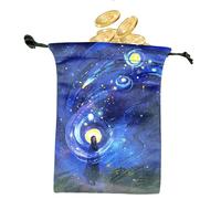 Borsellino Tarocchi - Portamazzo Tarocchi Oracle in Velluto,Custodia Stile Gotico per Apprendere Divinazione Gioielli Halloween Trucco Principianti Bambini Gioco