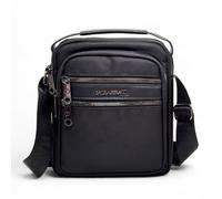 Borsello Baci&Abbracci Uomo Borsa Tracolla Multi tasche Porta Regolabile Nero