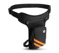 Borsello Cosciale Rusty Stitches Gordon V2 Nero/Arancio Nero,Arancio