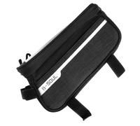 Borsello da Bicicletta Aggancio su Sterzo Scomparto Telefono Impermeabile Nero