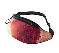 borsello da cintura per donna uomo bellissimo cuore amore albero cinghie regolabili borsello da cintura borsa da campeggio borsello da cintura