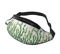 borsello da cintura per donna uomo fiore di cactus borsello da cintura borsello da cintura Walking The Dog Belt Bag