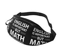 borsello da cintura per donna Uomo La matematica è importante Cinghie regolabili borsello da cintura Borsa da cintura per sport all'aria aperta