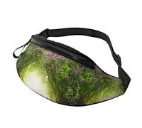 borsello da cintura per donna uomo Lilla Trees In Blossom Magic Forest borsello da cintura alla moda borsello da cintura Walking The Dog Belt Bag
