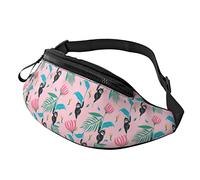 borsello da cintura per donna Uomo Simpatico bradipo Borsa da viaggio nella foresta pluviale tropicale Borsa da viaggio Walking The Dog Phone Bag