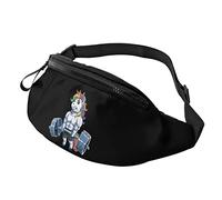 borsello da cintura per sollevamento pesi Unicorn Rainbow Hair Muscle borsello da cintura Sport Casual borsello da cintura per donna Uomo alla moda