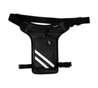 Borsello da Gamba Rusty Stitches Gordon Nero/Bianco Nero,Bianco