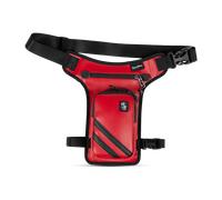 Rusty Stitches Gordon, borsa da gamba male Rosso/Nero
