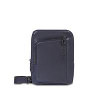 Borsello in pelle porta iPadMINI blu