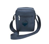 Borsello Lazio Ufficiale per Tifoso Calcio - Marsupio a Tracolla Regolabile Blu Originale Enzo Castellano BORSELA610