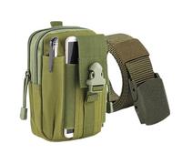 - Borsello Multifunzione da Esterno per Cintura con Portatelefono - Portafogli in Oxford Capiente con Cintura Regolabile e Taschino Accessori per Smartphone e Viaggi