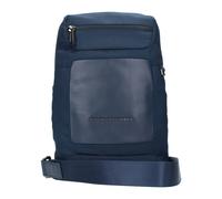 Borsello Piquadro Macbeth Zaino Monospalla Uomo Misto Pelle Blu