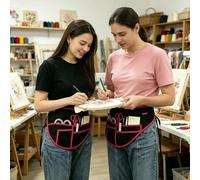 Borsello Porta Attrezzi Impermeabile Portatile Multitasca Regolabile | Cintura Porta Attrezzi per Quilting per Casa Giardinaggio Fai da Te Lavoro a Maglia Donna Uomo Adulti