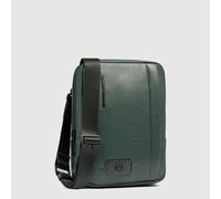 Borsello uomo Piccolo iPad®Mini in pelle Piquadro Russel, verde - Tabella Colori: Verde