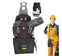 Borsello Portautensili da Cintura | Borsello Magnetico per Attrezzi da Cintura,Porta Trapano Elettrico Resistente, Organizzatore Antigraffio per Elettricisti