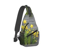 Borsello Uomo Bouquet Of Daffodils Causal Borsa A Tracolla Militare Portatile Borsa A Spalla Uomo per Uomo Alpinismo Donna
