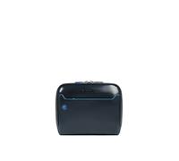 Borsello uomo in pelle Piquadro schermato con protezione RFID, blu - Tabella Colori: Blu