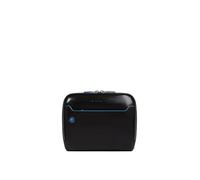 Borsello uomo in pelle Piquadro schermato con protezione RFID, nero - Tabella Colori: Nero
