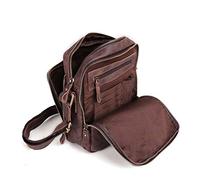 Borsello Uomo Pelle Vera Borsa a Tracolla Piccolo Vintage Borselli da Uomini Borse a Spalla