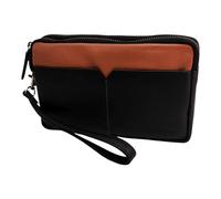 Borsello Uomo R Roncato In Vera Pelle Pochette Borsa a Mano 2 Scomparti