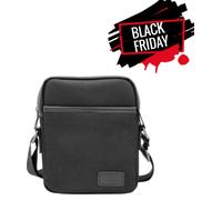 Borsello uomo tracolla eco pelle nylon pochette da nero piccola borsa a spalla