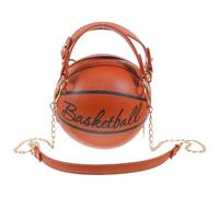 Borsetta a Forma di Pallone da Basket in PU da Donna | Design Originale e Leggero, Tracolla Singola Pratica, Facile da Pulire, per Feste, Shopping, Appuntamenti e Vita Quotidiana