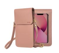 Borsetta con tracolla, finestra touch e tasca anteriore, smartphone fino a 6,7”