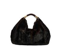 Borsetta Donna Borsa a mano grande e soffice in pelliccia, borsa tote alla moda da donna, eleganti borse a tracolla di lusso firmate