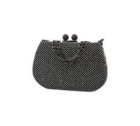 Borsetta Donna Con Strass Pochette Rigida Clutch Da Sera Cerimonia Elegante