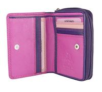 Borsetta in cuoio/portafoglio da donna compatto da Visconti, regalo fashion, disponibile in 4 combinazioni di colori