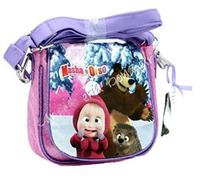 BORSETTA MASCIA E ORSO MASHA & BEAR PER BAMBINE CON TRACOLLINA ACCADEMIA