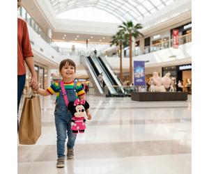Borsetta Peluche Minnie Mouse Disney - Tracolla Bambina 18x34x13 cm