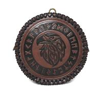 Borsetta per gambe Borsetta steampunk, Borsa a tracolla in pelle gotica vintage - Borsa a marsupio Steampunk con borsa for le gambe(Brown)