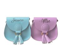 Borsetta Personalizzata Per Neonata, Mini Borsa A Tracolla Personalizzata, Regalo In Pelle Con Nome Inciso, Prima Borsetta Per Bambina, Mini Borse A Tracolla