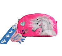 Borsetta Porta Trucchi Pochette per Cosmetici Trousse Per Ragazza Rosa Depesche