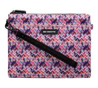 Borsetta SBS handbag canvas pattern viola