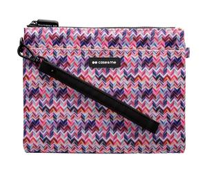 Borsetta SBS handbag canvas pattern viola