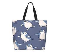 Borsetta Seamless Pattern Of Cute Penguins Donna Tote Bag Elegante Borsa A Tracolla Leggera Borse A Mano Per Scuola Spesa Ufficio